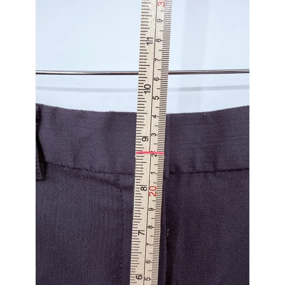 Tory Burch Wool Blend Skinny Dress Pants Navy Blue size 6